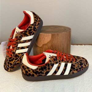 Women’s Adidas OG Samba Cheetah Print NIB Sz 8